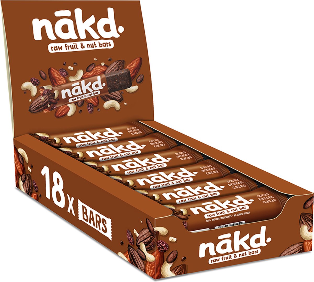 nãkd. fruit- en notenreep Cocoa Delight (35g) - 18 repen