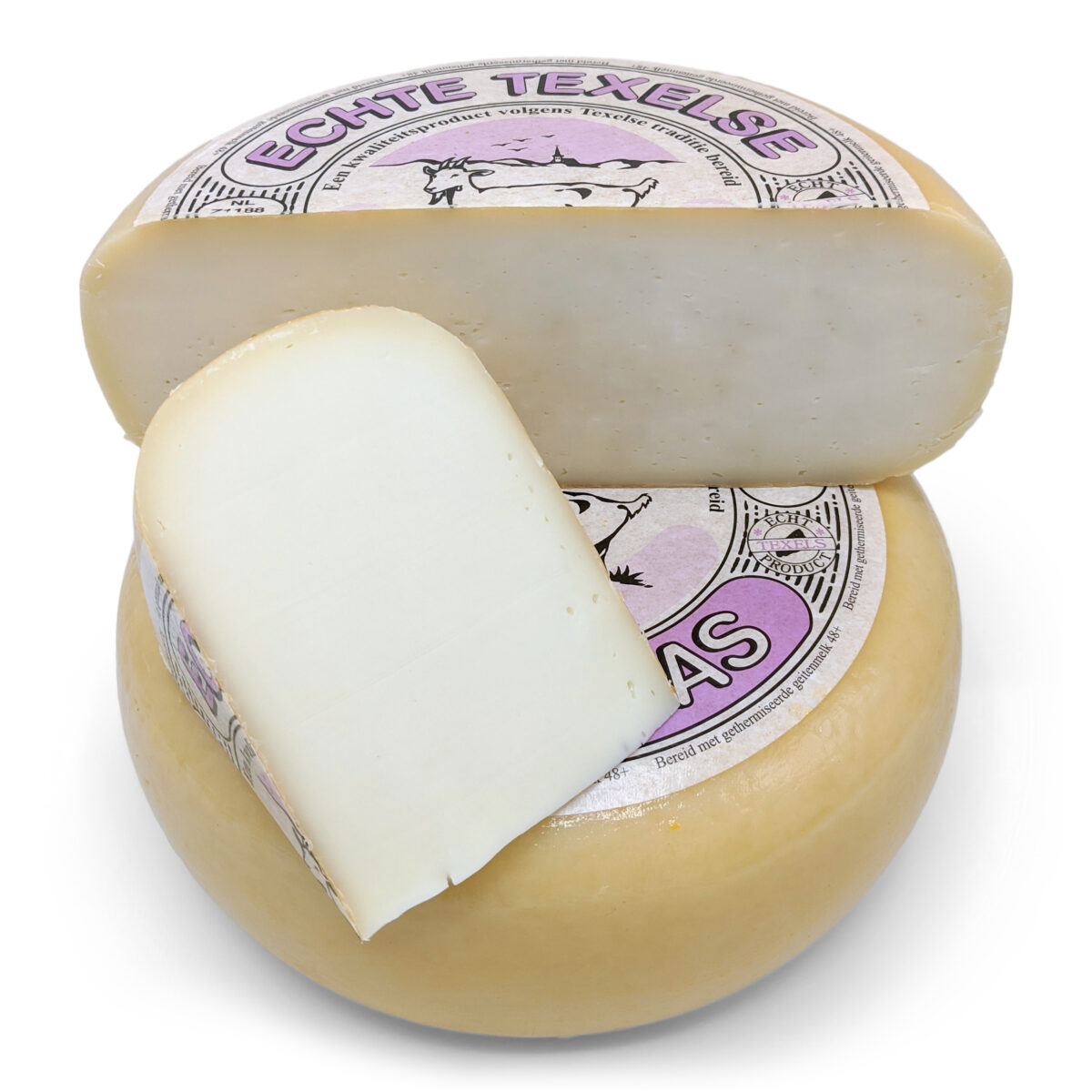 1,1kg Jong belegen Texelse geitenkaas 48+