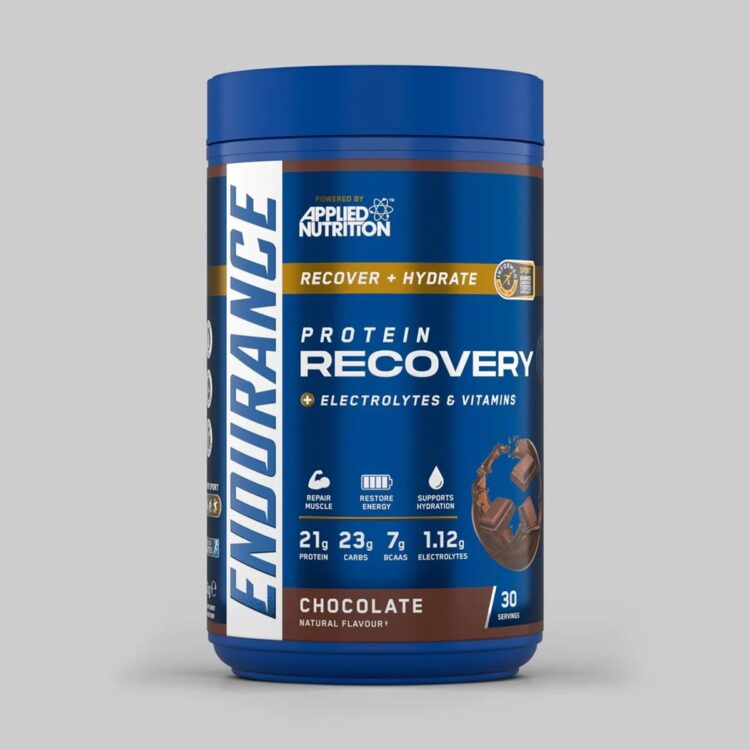 Applied Nutrition Velocity Fuel Recovery - 21g Plantaardig Eiwit + 24g Koolhydraten & 1500mg Elektrolyten - Post-Workout Poeder 1500 g - Hydratatie - Chocolate smaak -