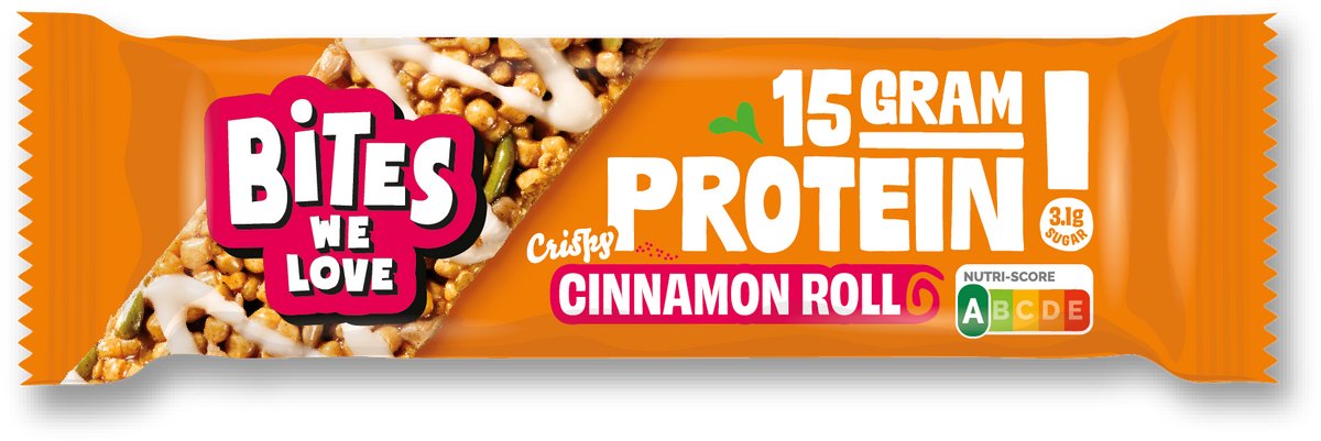 BitesWeLove Protein Bar Cinnamon Roll 6*12*50g