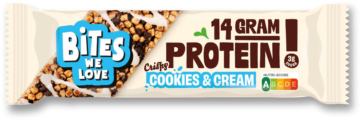 BitesWeLove Protein Bar Cookies Cream 6*12*50g