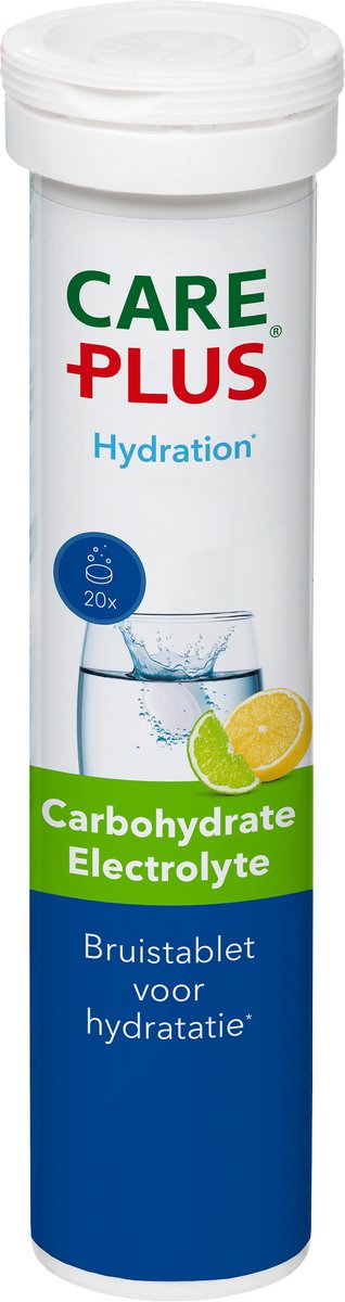 Care Plus Carbohydrate electrolyte lemon lime 20 Bruistabletten