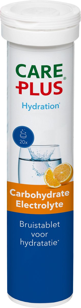 Care Plus Carbohydrate electrolyte orange 20 Bruistabletten
