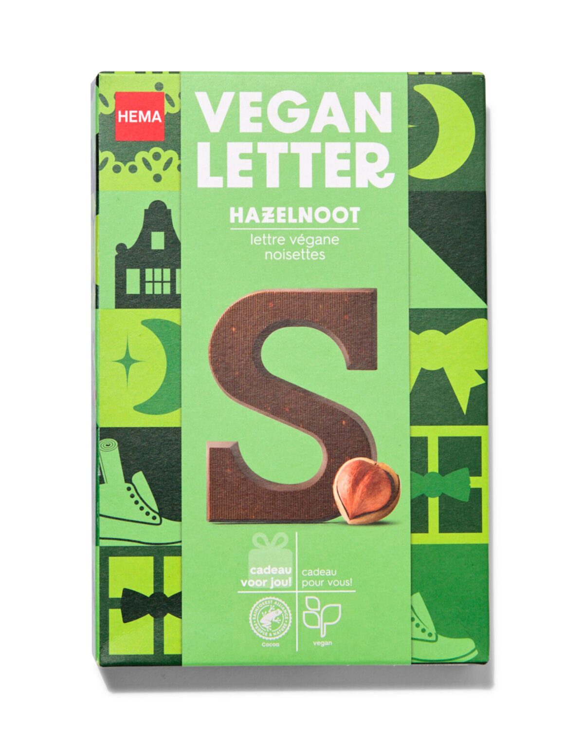 HEMA HEMA Vegan Letter Hazelnoot S 135g