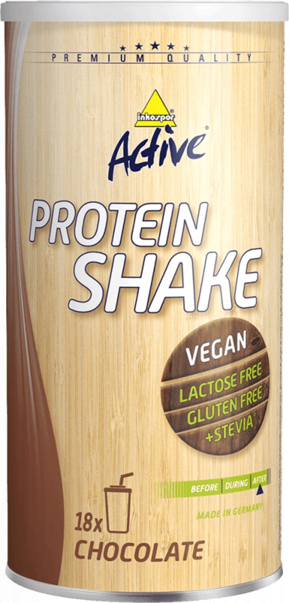 Inkospor Vegan Protein Shake lactose-free (450g) Chocolate - Eiwitten - Veganistisch eiwit