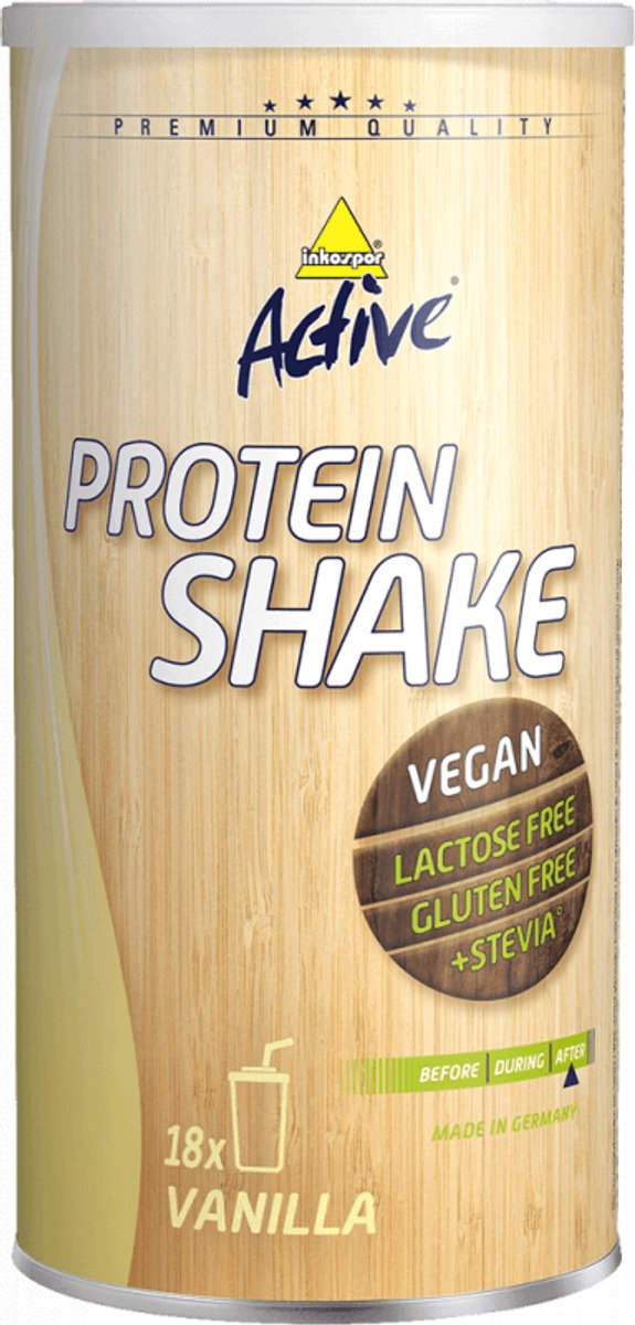 Inkospor Vegan Protein Shake lactose-free (450g) Vanilla - Eiwitten - Veganistisch eiwit