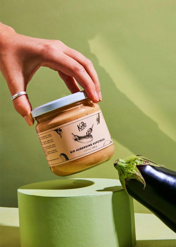 KoRo | Bio aubergine spread 6 x 380 g
