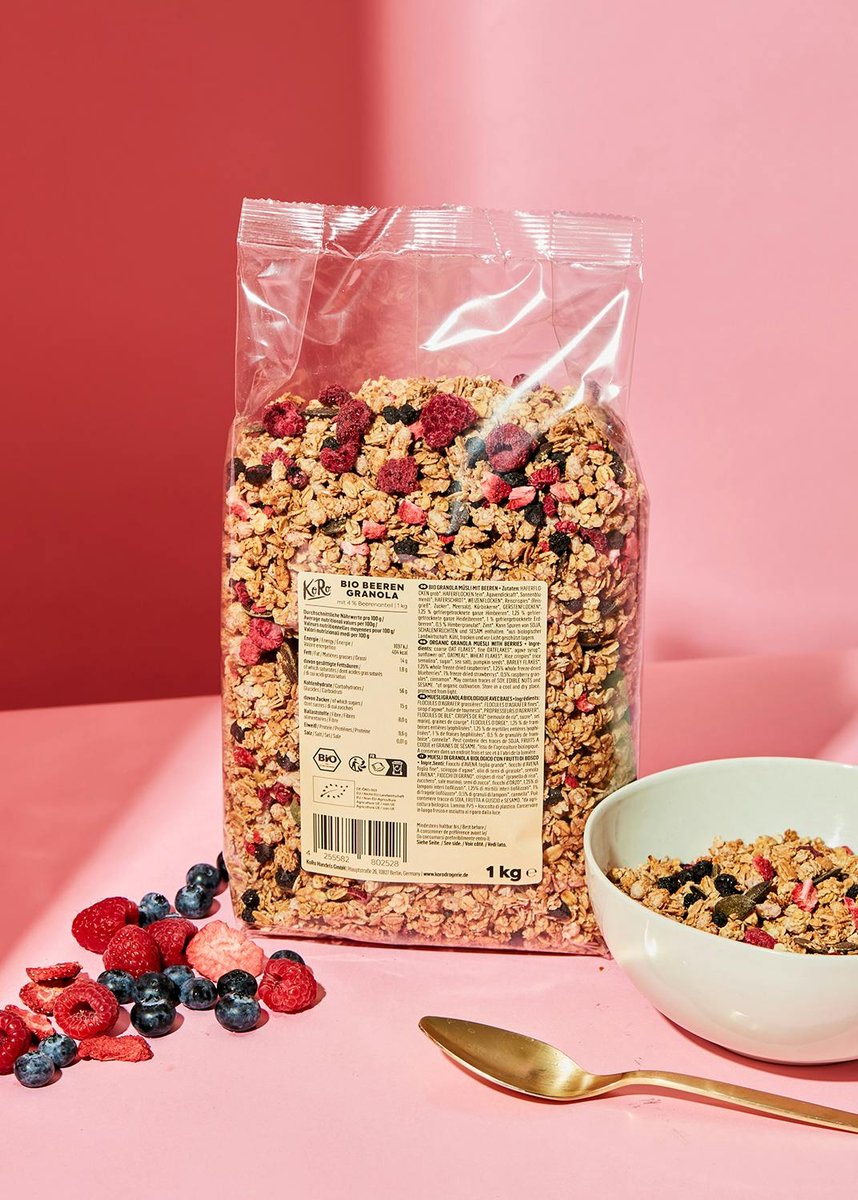 KoRo | Bio crunchy granola met bessen 1 kg
