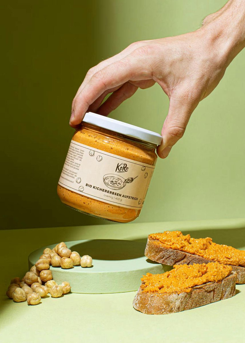 KoRo | Bio kikkererwtenspread 12 x 380 g
