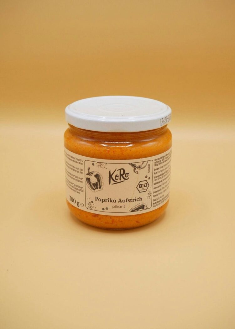 KoRo | Bio pittige paprikaspread 12 x 380 g