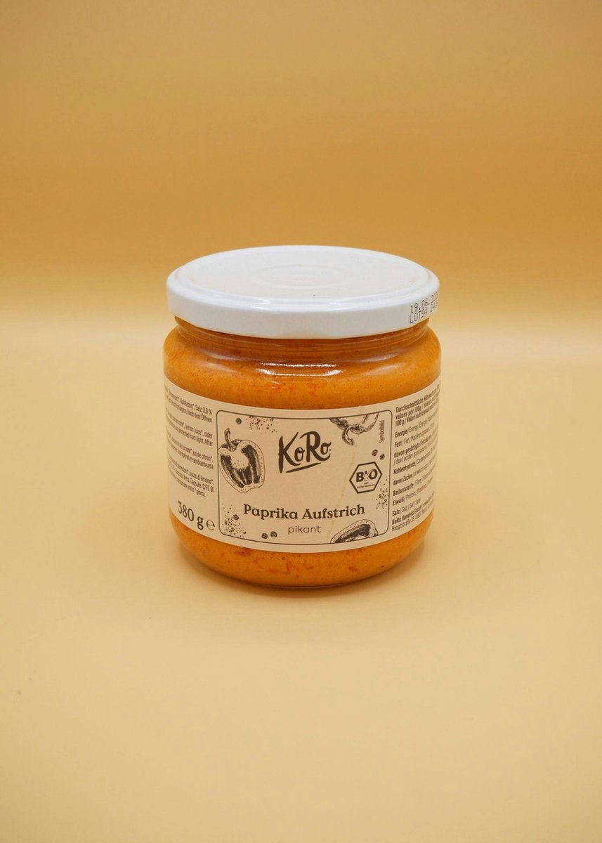 KoRo | Bio pittige paprikaspread 12 x 380 g
