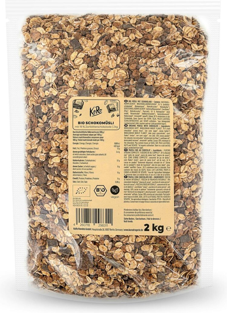 KoRo | Bio vegan chocolademuesli 2 kg