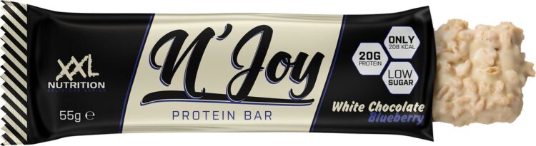 N'Joy Protein Bar - 1 reep - White Chocolate Blueberry