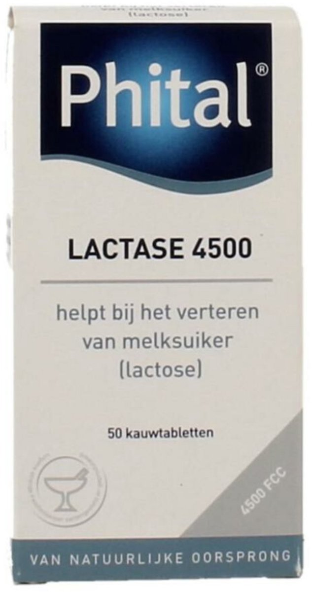 Phital Lactase 4500 - 2 x 50 tabletten - Voordeelverpakking