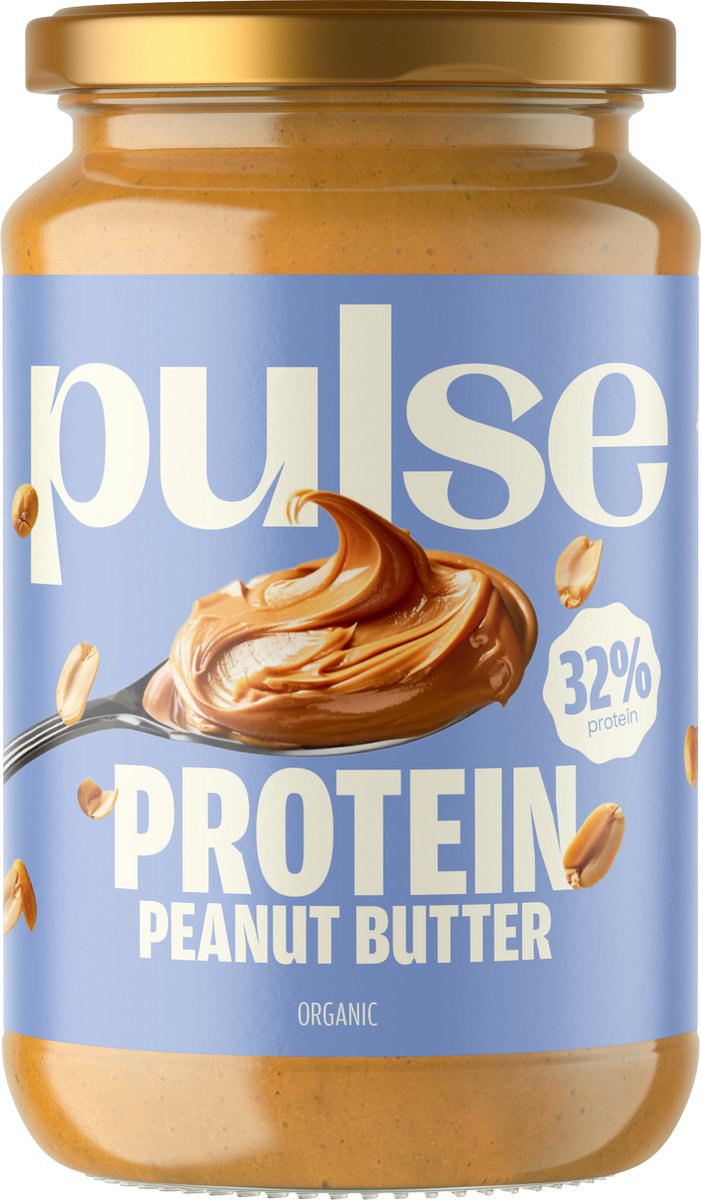 Pulse Protein - Peanut butter - Eiwitrijk, Vegan, Organic - 500g