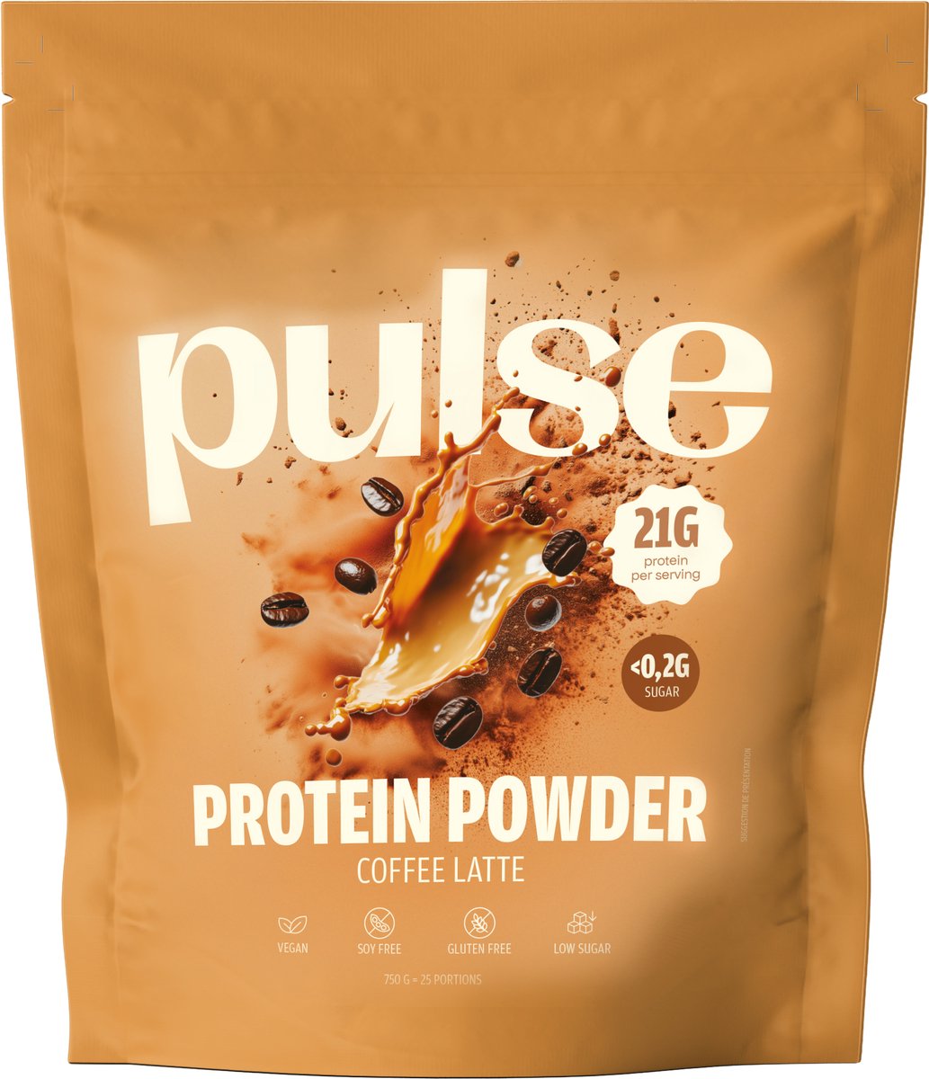 Pulse Protein - Protein powder koffie - Vegan - Eiwip poeder - Eiwitshake - 750g