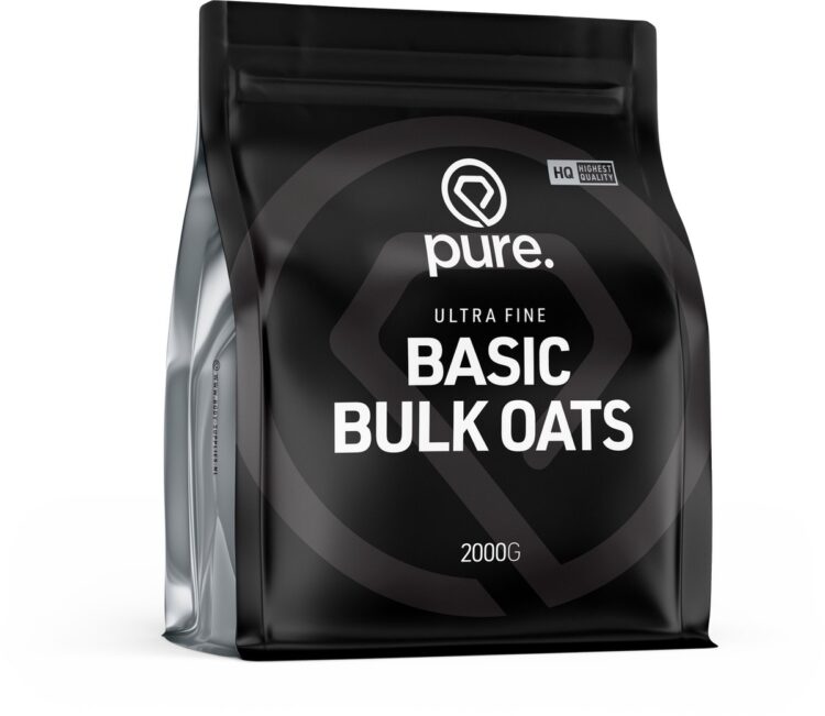 Pure. Basic Bulk Oats - 1500gr - complexe koolhydraten - havermout - eiwit oats - vezels - vegan