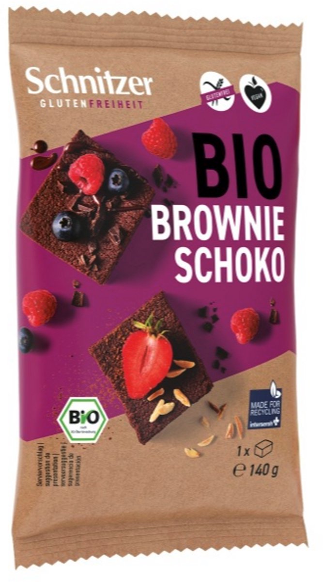 Schnitzer Bio Brownie Schoko 140GR