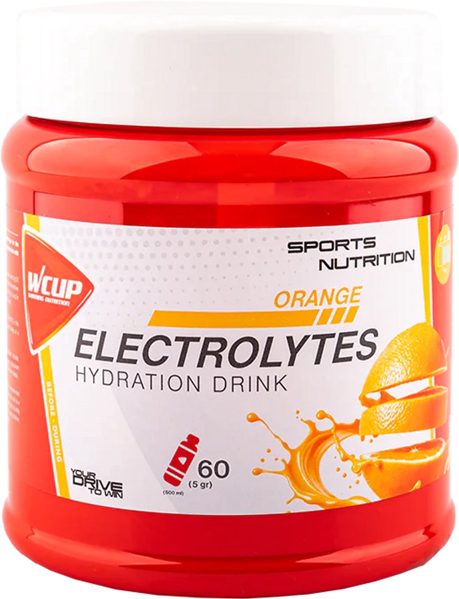 Wcup Electrolytes Hydration Drink Orange 300gr