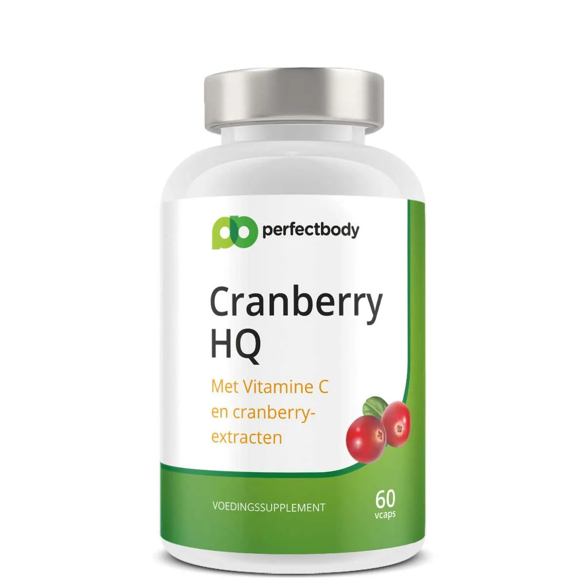 Cranberry capsules - 10% PAC extract - Immuunsysteem & blaasgezondheid - Met vitamine C & D-mannose - 60 capsules PerfectBody