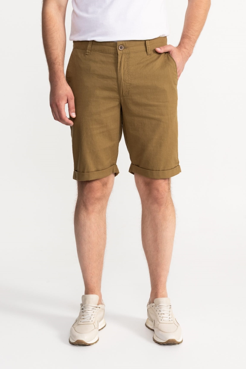 De IONESCU mannen vegan Shorts Carpatica Khaki