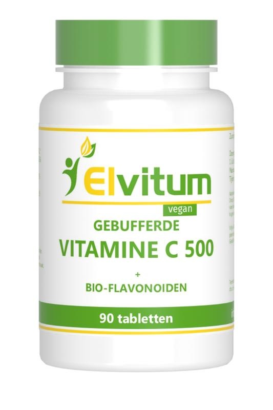 Gebufferde vitamine C 500mg 90 Tabletten