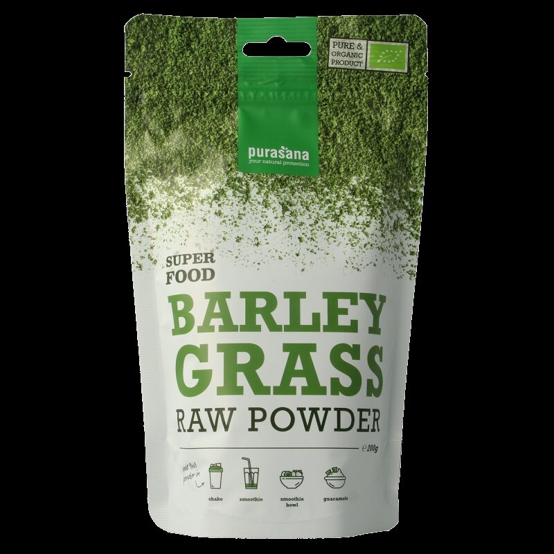 Gerstegras poeder vegan bio 200 Gram