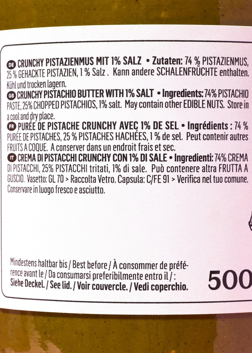 KoRo | Crunchy pistachepasta gezouten 500 g