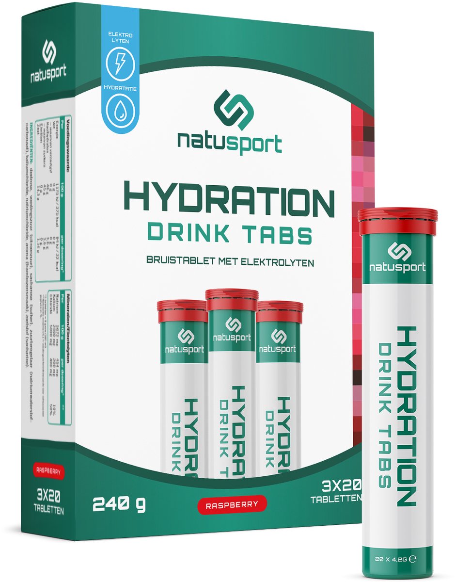 Natusport Hydration Drink Tabs 3x20
