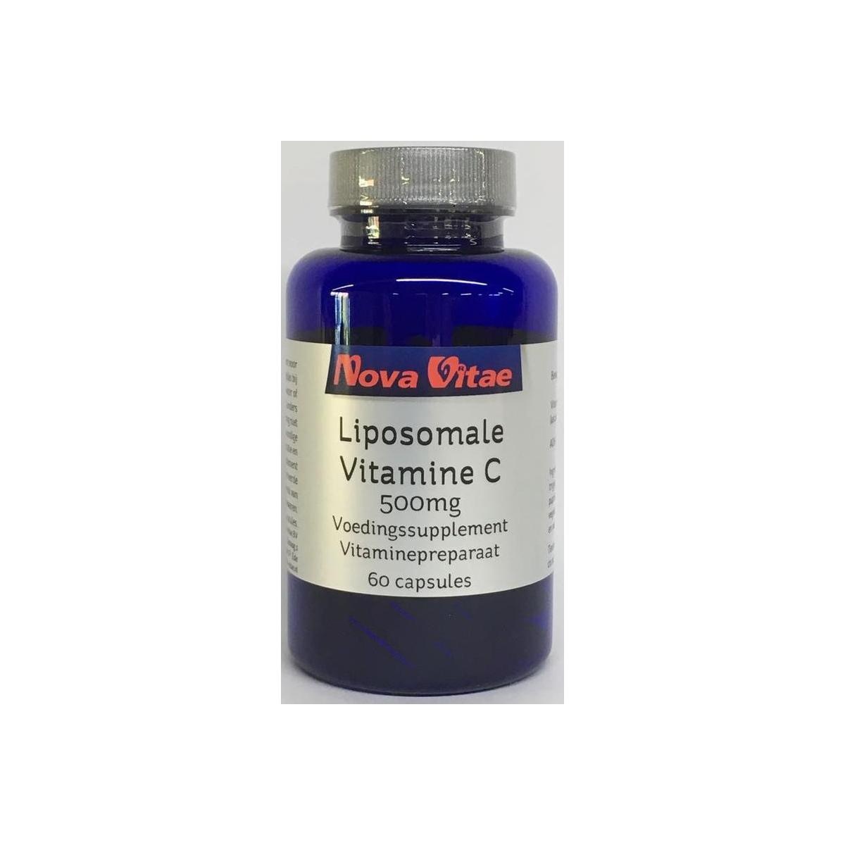 Nova Vitae Liposomaal vitamine C capsules 60 Vegetarische capsules