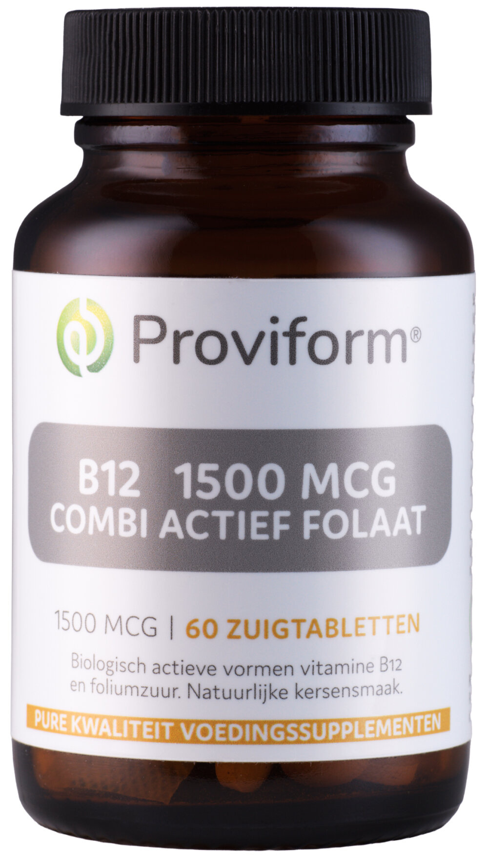 Proviform Vitamine B12 1500mcg combi actief folaat 60 Zuigtabletten