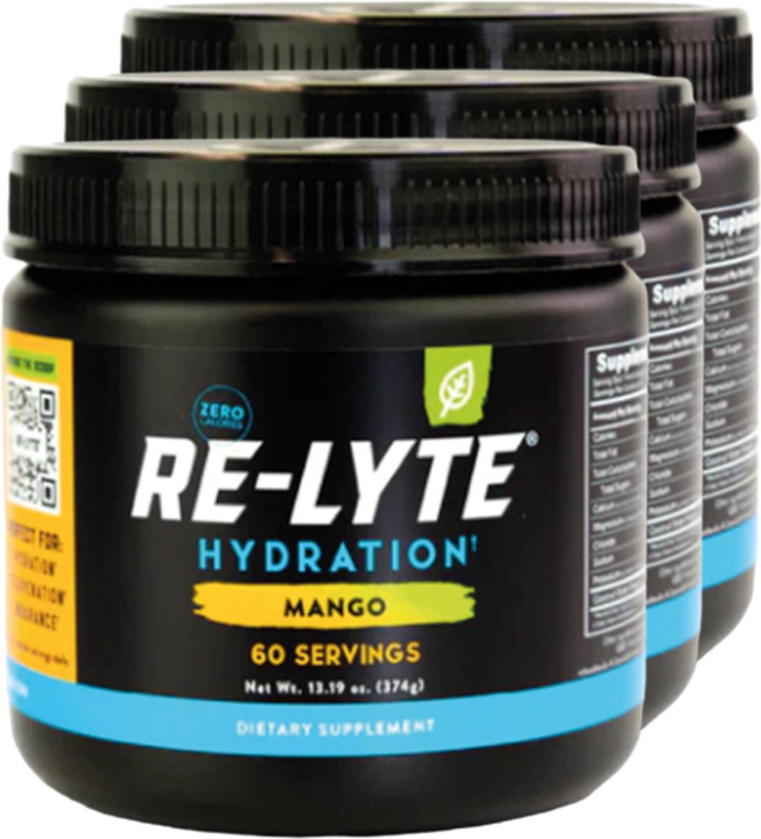 Re-Lyte | Hydration Drink Mix | Mango 374g | 3 stuks | 3 x 374 gram