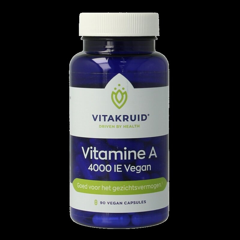 Vitamine A Retinol Acetaat 4000 IE Vegan 90 Vegetarische capsules