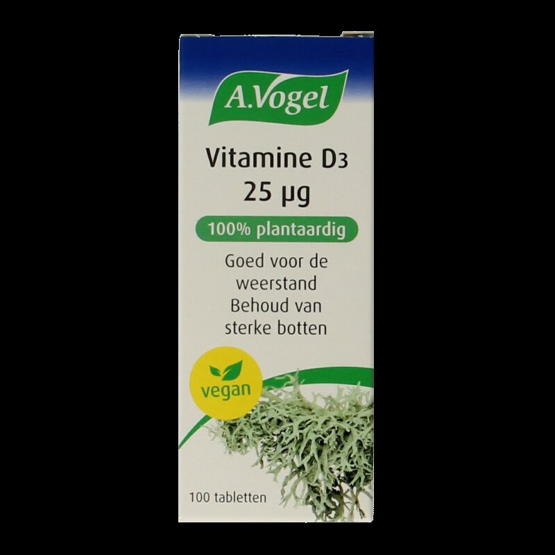 Vitamine D3 25ug 100 Tabletten