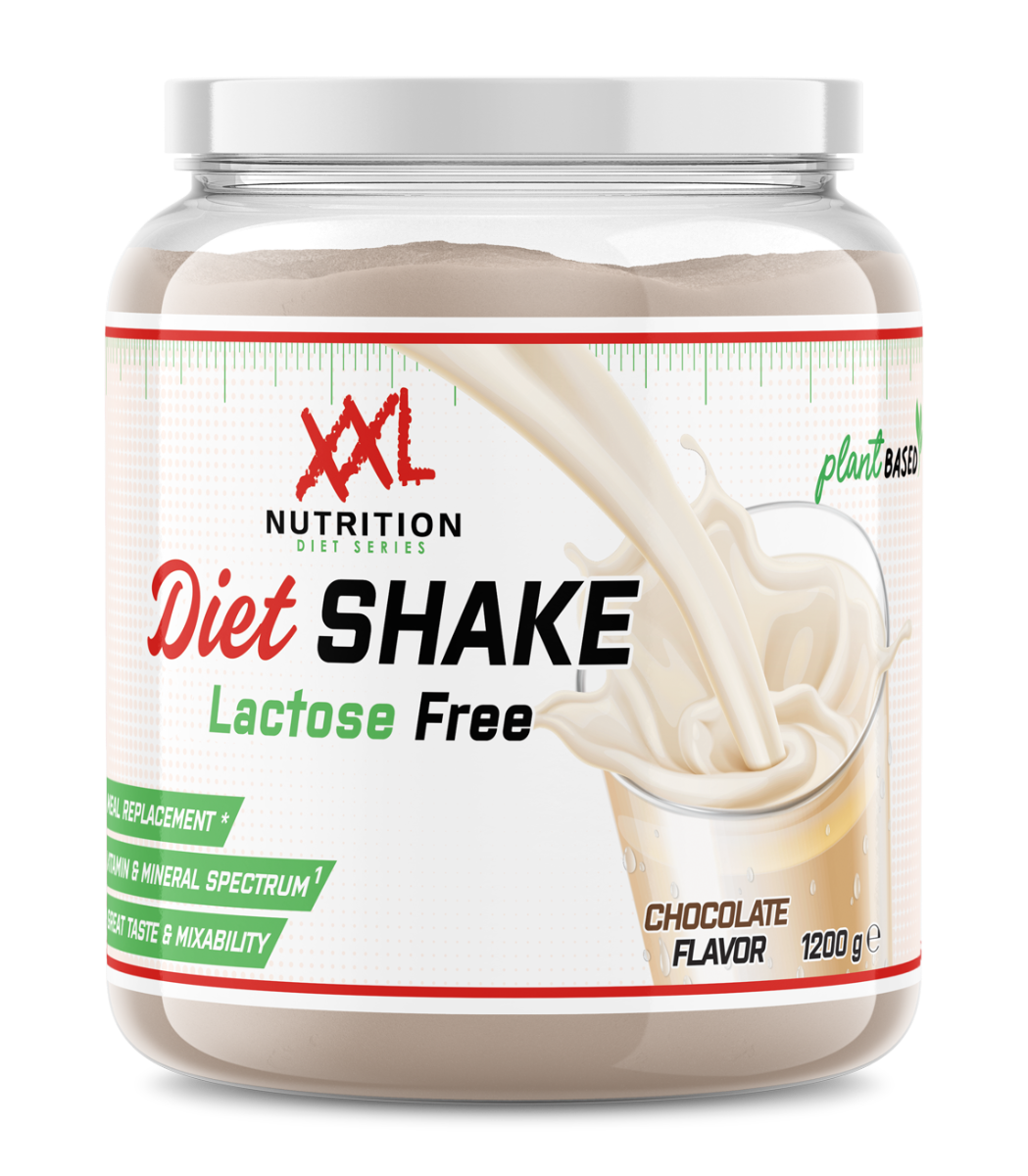 XXL Nutrition Diet Shake - Lactose Free Chocolade (Plantaardig) 1200 gram