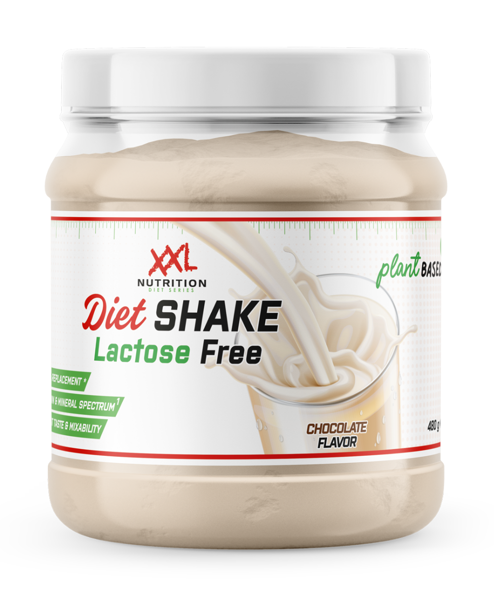 XXL Nutrition Diet Shake - Lactose Free Chocolade (Plantaardig) 480 gram