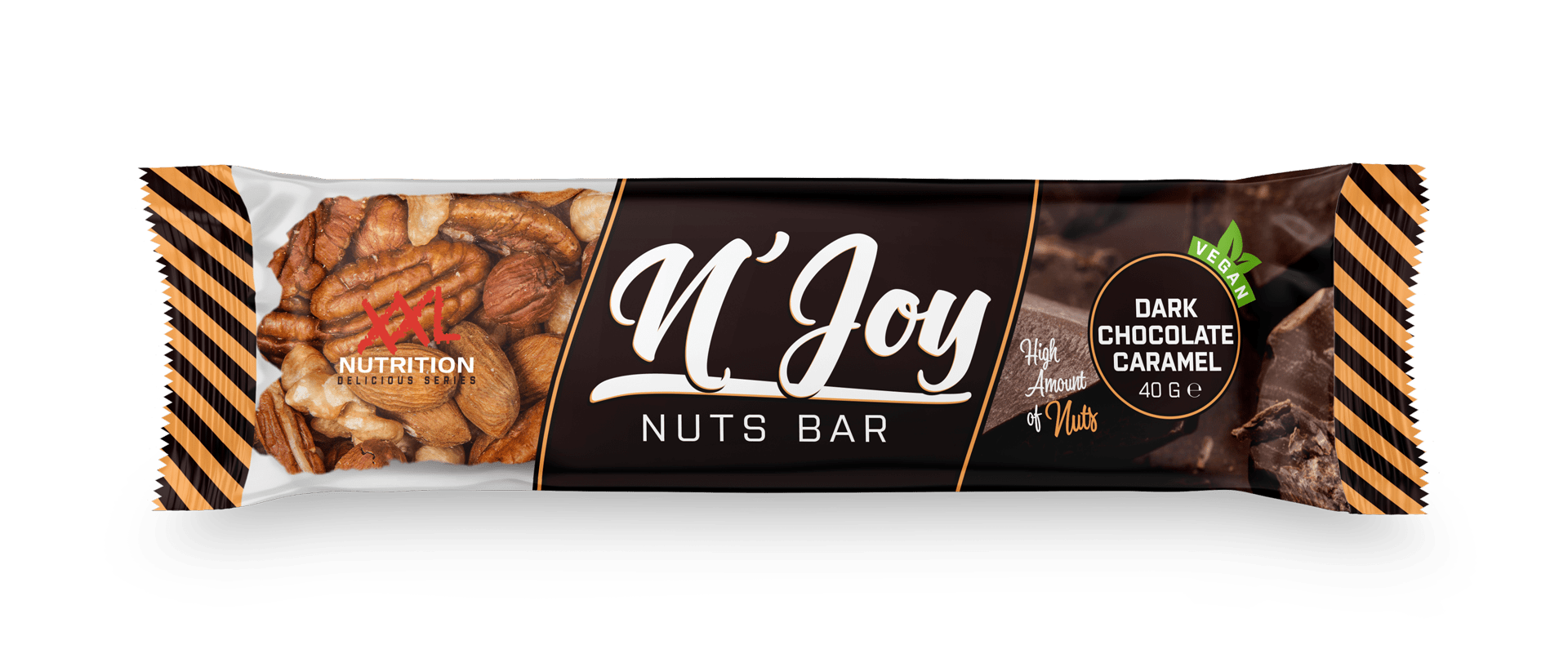 XXL Nutrition N'Joy Nuts Bar 1 Reep 1 XXL Nutrition N'Joy Nuts Bar 1 Reep XXL Nutrition N'Joy Nuts Bar 1 Reep