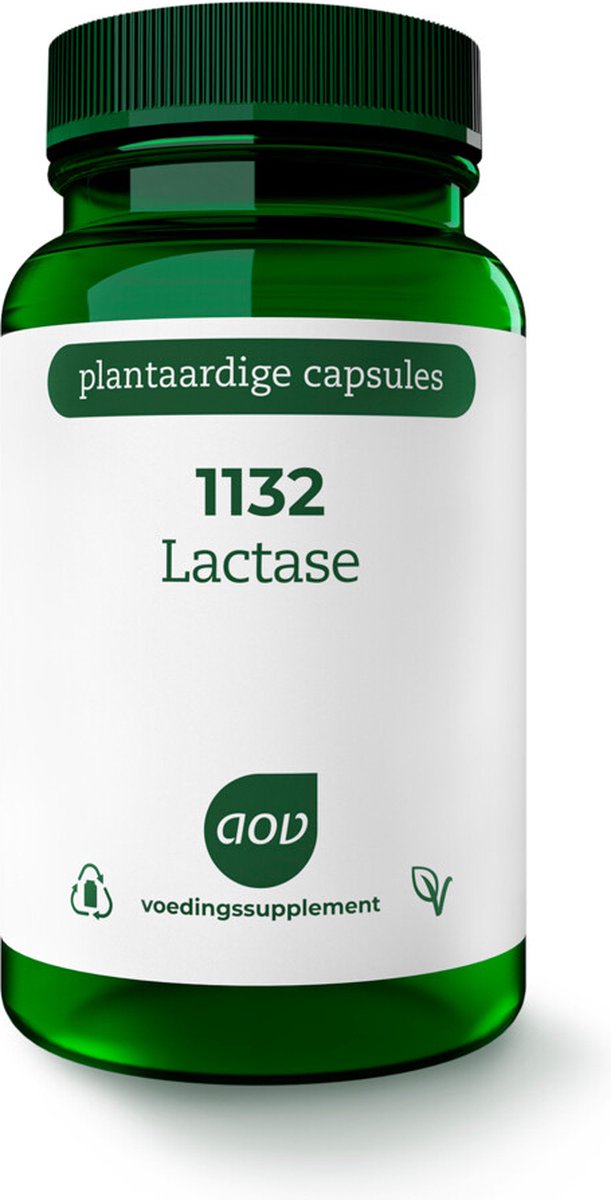 AOV 1132 Lactase - 2 x 60 vegacapsules - Voordeelverpakking