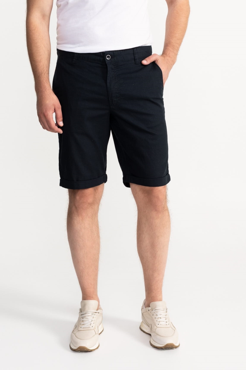 De IONESCU mannen vegan Shorts Carpatica Marineblauw