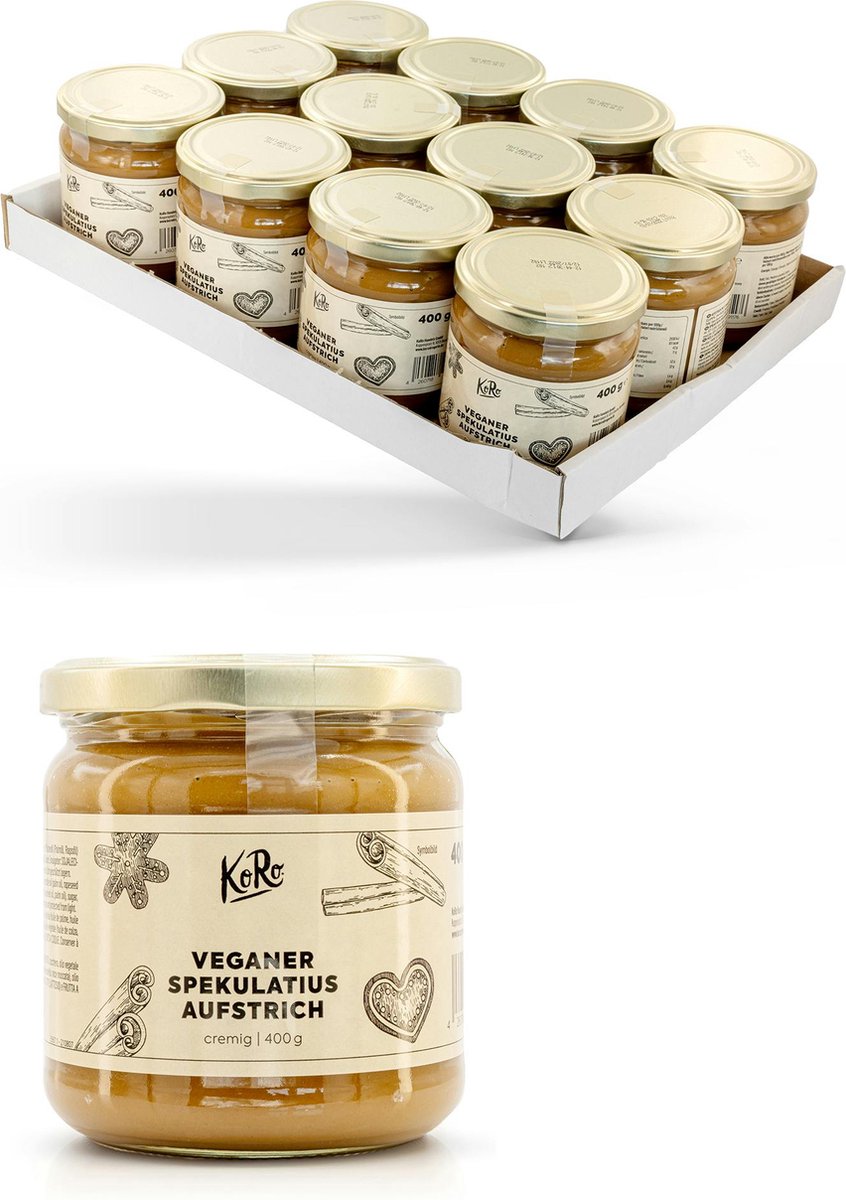 KoRo | Vegan speculaaspasta 12 x 400 g