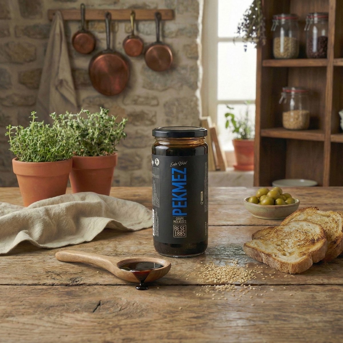 Moerbeimelasse (Pekmez) - Natuurlijk - Zonder Toegevoegde Suikers - 300 g