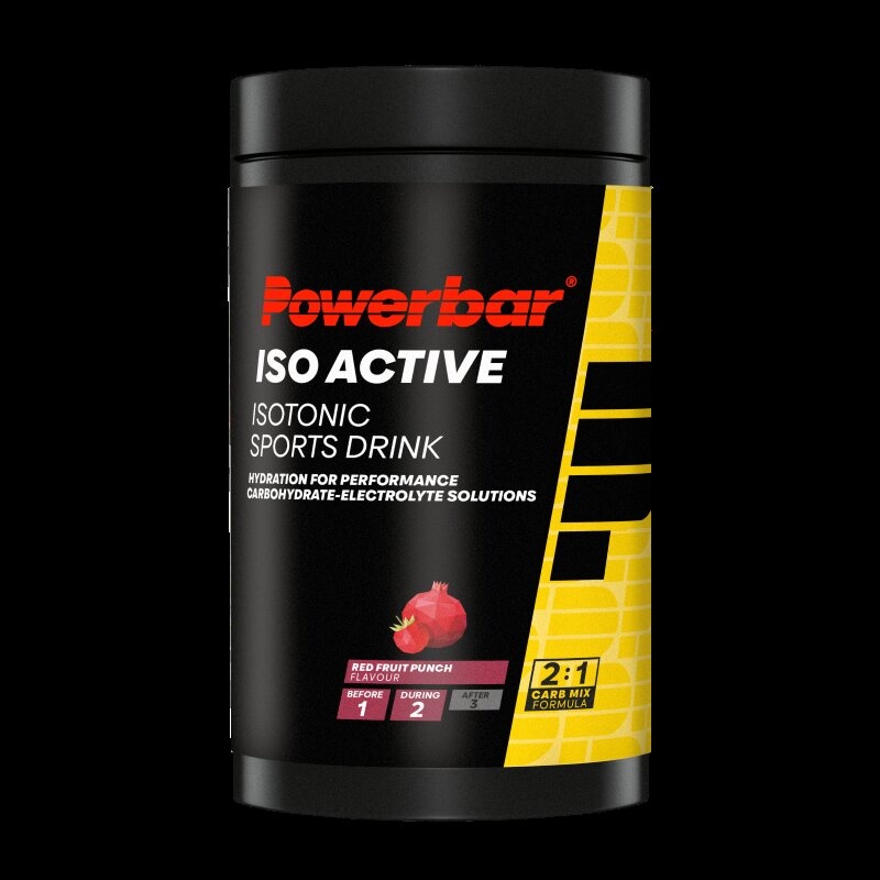 Powerbar Isoactive red fruit punch 600 Gram