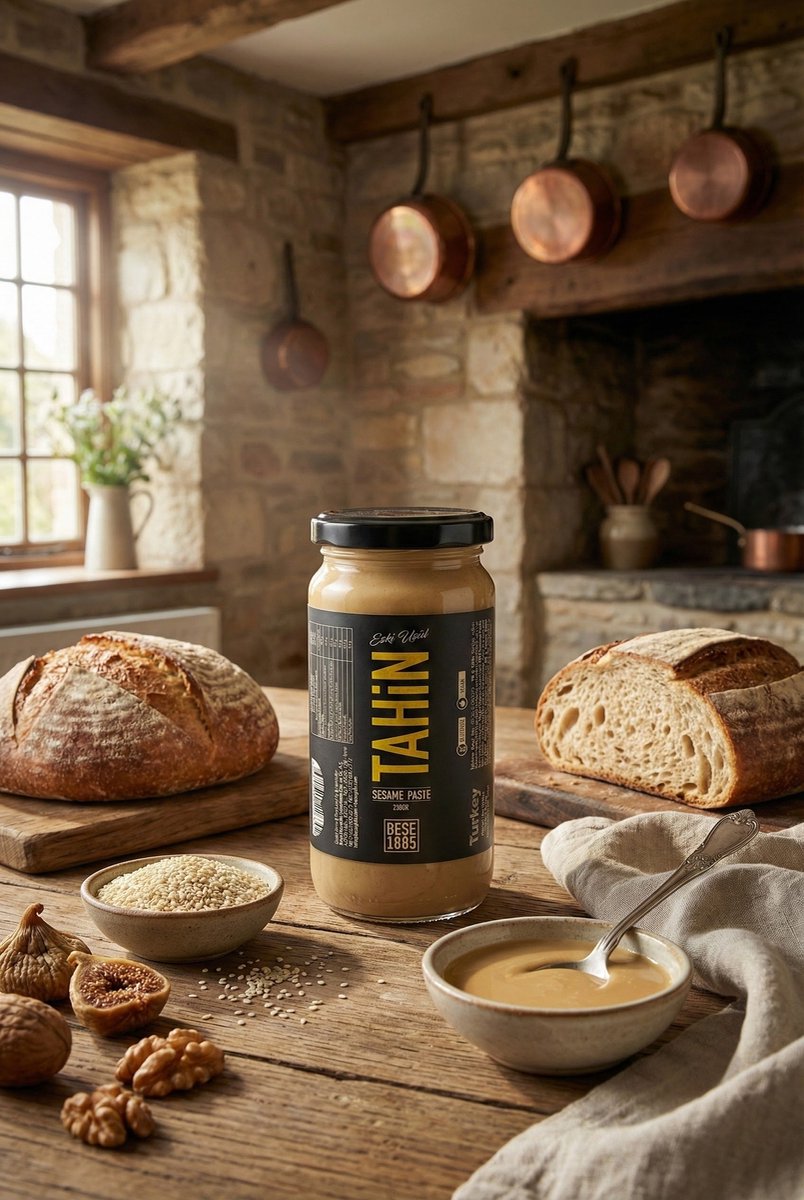 Tahini (Sesampasta) - 100% Sesam - Natuurlijk - 230gr