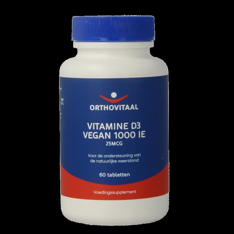 Vitamine D3 1000IE vegan 60 Tabletten