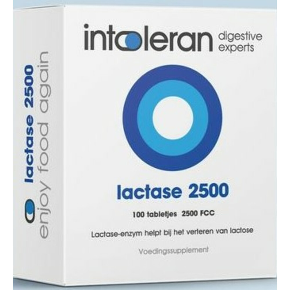 2x Intoleran Lactase 2.500 100 tabletten