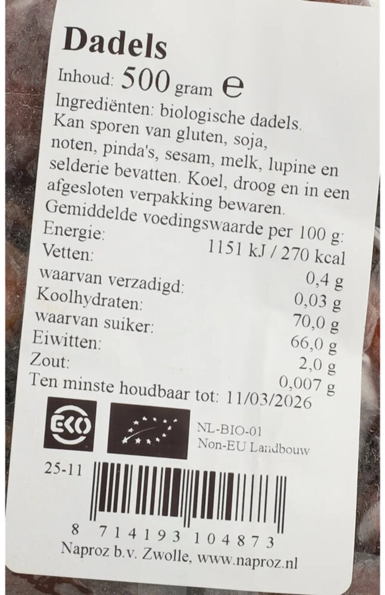 It's Amazing Dadels - 3 x 500 gr - Voordeelverpakking