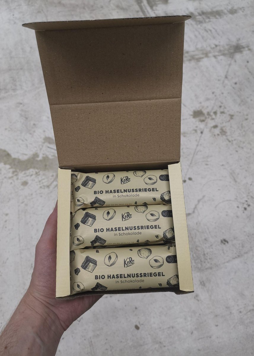 KoRo | Bio chocolade-hazelnootreep 12 x 50 g