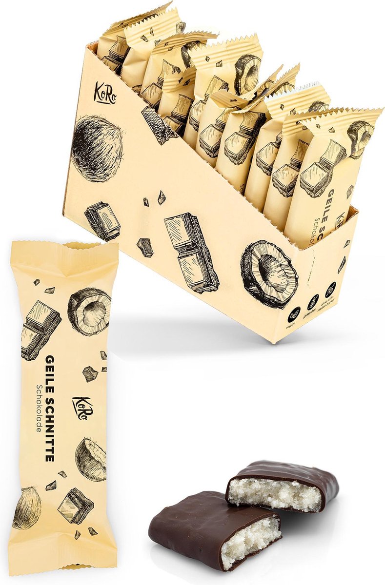 KoRo | Bio vegan chocolade-kokosreep 10 x 30 g