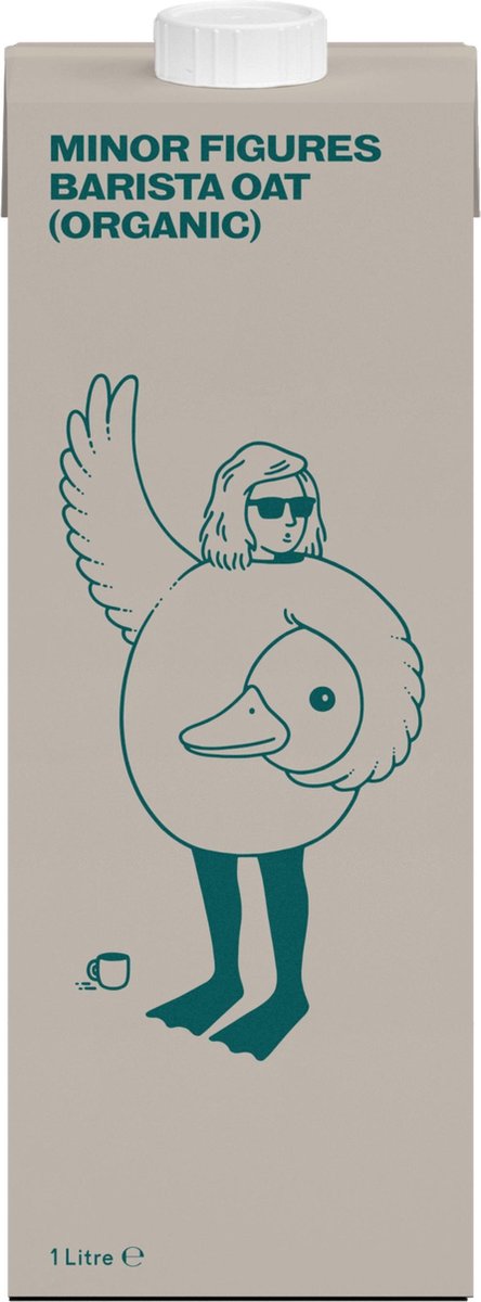 Minor Figures Barista Havermelk - plantaardige melkvervanger - biologisch - vegan - 1 Liter