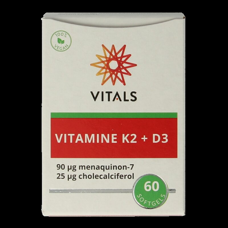 Vitamine K2 + D3 60 Softgels